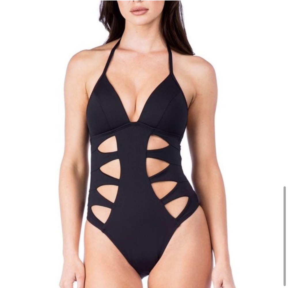 Kenneth Cole Push-Up One-Piece